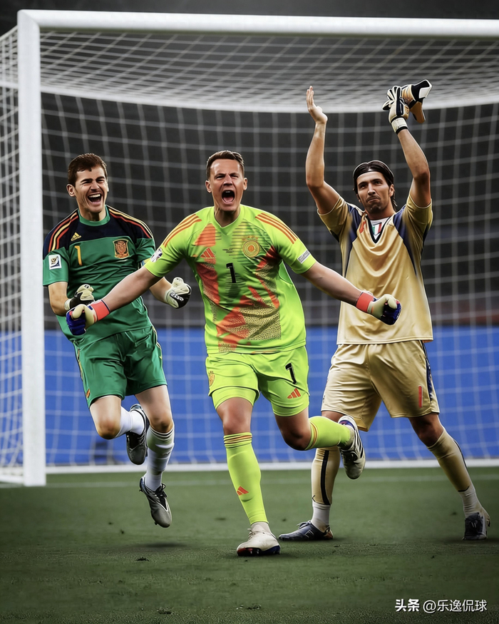 欧冠之夜诺伊尔9次扑救引争议，布冯卡西诺伊尔