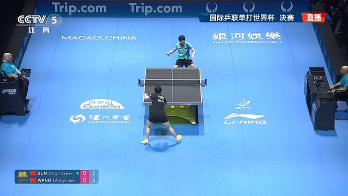 王曼昱澳门世界杯决赛不敌孙颖莎 技术与体能双