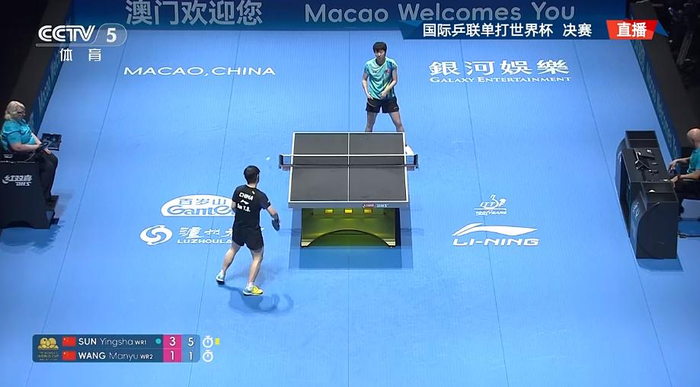 王曼昱澳门世界杯决赛不敌孙颖莎 技术与体能双